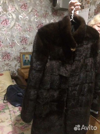Шуба норковая поперечка 44-48