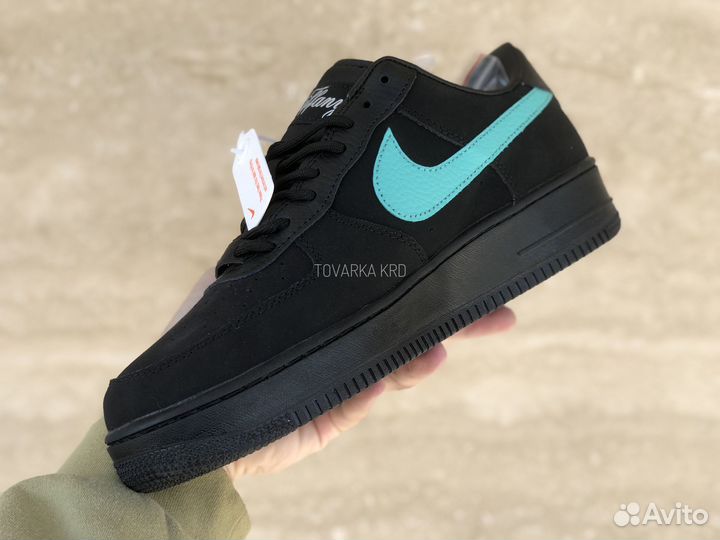 Кроссовки Nike Air Force 1 Low Tiffany Black