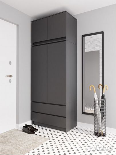 Шкаф Мори мш 900.1 Графит