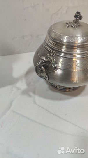 Кофейный сервиз серебро