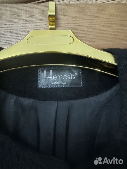 Пальто черное Италия