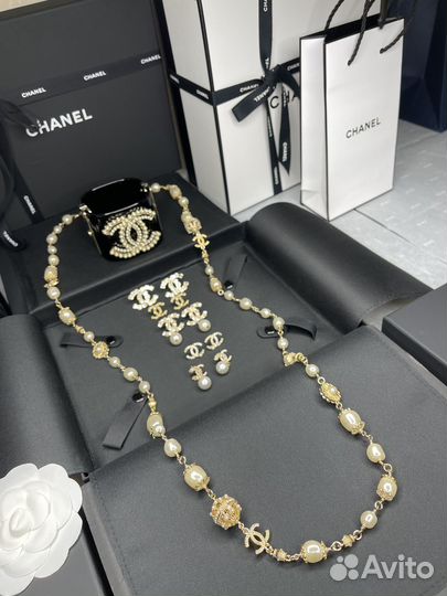 Chanel сотуар колье новое