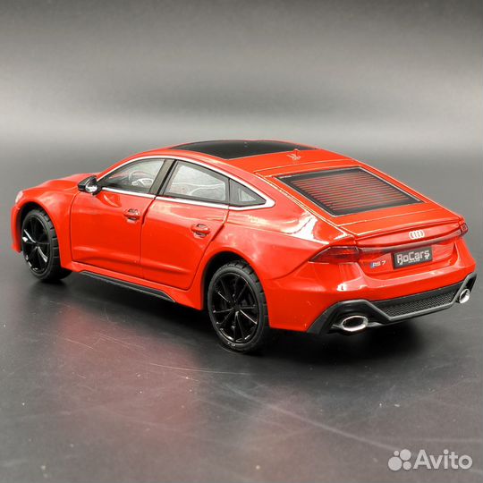 Металлическая машинка audi RS7/1:24 (красный)