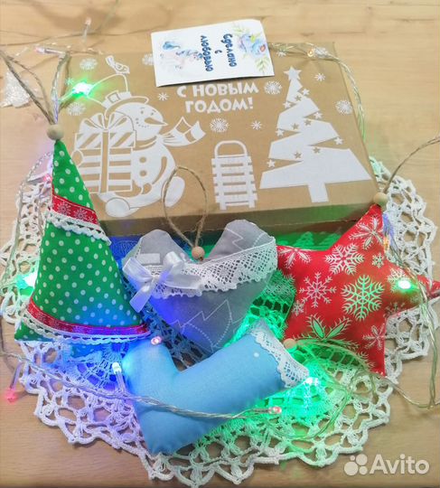 Набор ёлочных игрушек