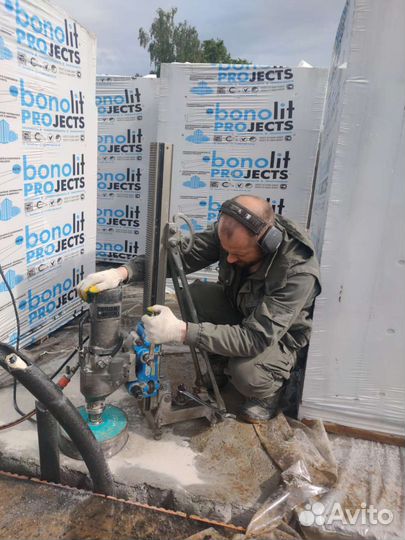 Алмазное бурение сверление отверстий