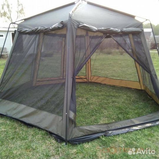 Палатка кухня шатер шестиугольный 420х350х230 см