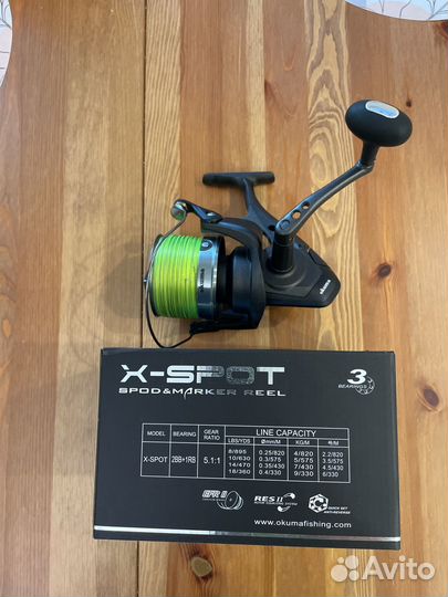 Карповые катушки okuma/spod/marker