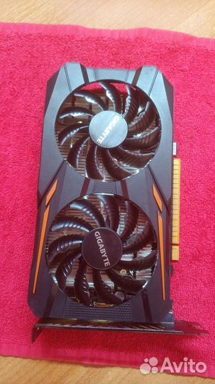 Видеокарта Gigabyte GeForce GTX 1050 Ti 4 гб