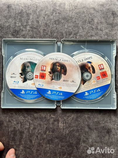 Игры ps4 the dark pictures triple pack и др