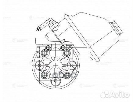 Насос гидроусилителя Chevrolet Captiva (11) /Opel
