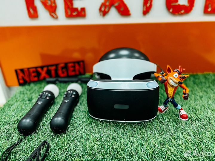 Playstation vr v2 + камера + комплект move
