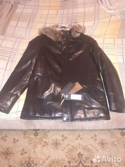 Кожаная куртка мужская