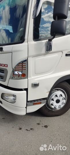 Накладка хром на стойки зеркала Hino 500