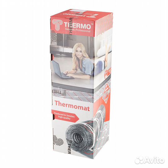 Теплый пол нагревательный мат Thermo Thermomat 8 к