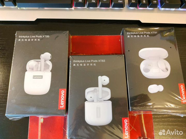 Беспроводные наушники Lenovo XT Новые