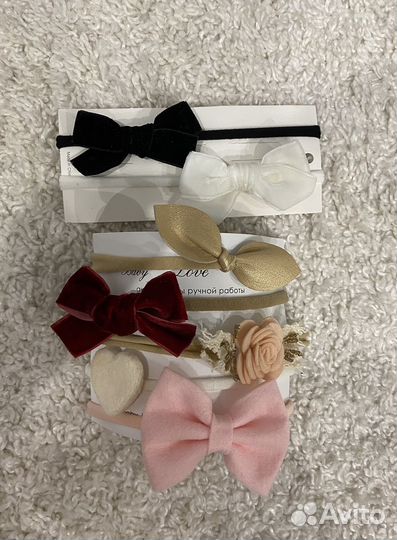 Повязки на голову для малышки 7 шт