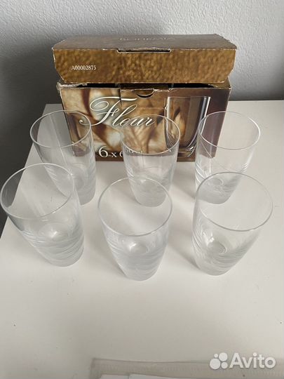 Набор стаканов 6шт Чешская Республика