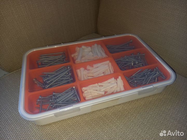 Икея фикса - набор - Шурупы и дюбели, 260 шт