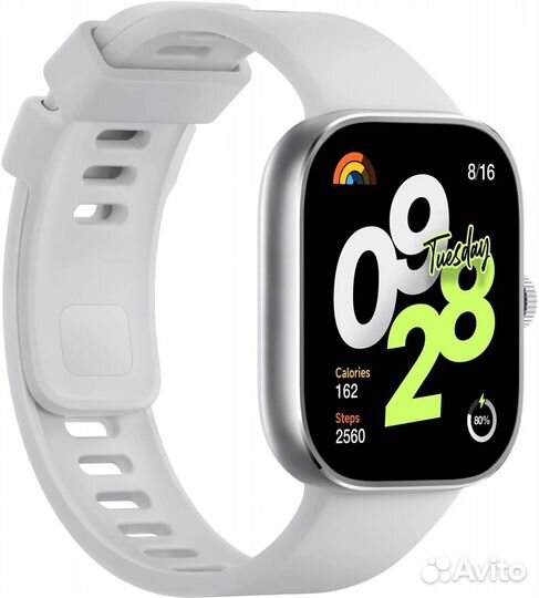 Смарт-часы Xiaomi Redmi Watch 4, серебристый