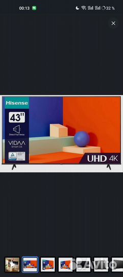Hisense Телевизор 43A6K 43