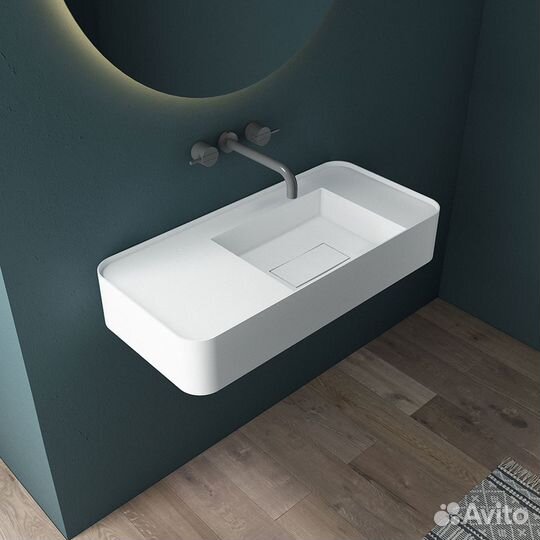 Раковина Solid Surface Vincea VWB-6S480MW, 800*40