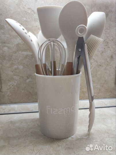 Кухонный набор принадлежностей из силикона