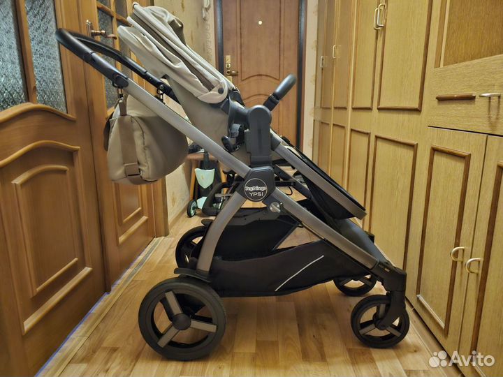 Коляска прогулочная peg-perego ypsi + аксессуары