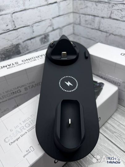 Беспроводное зарядное устройство 6в1 + гарантия