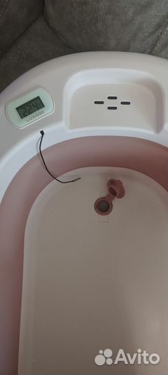 Ванночка для купания складная с термометром