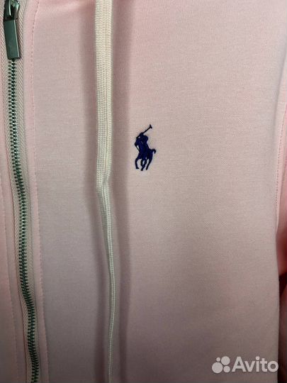 Зип худи polo ralph lauren (розовое)