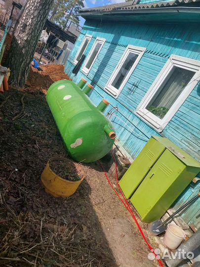 Септик канализация самоточный