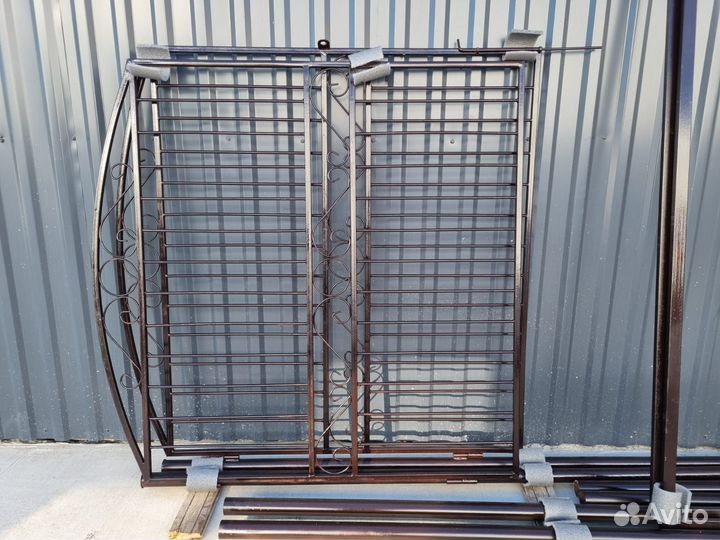 Ворота с калиткой дачные