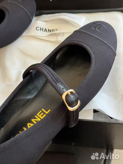 Балетки Chanel натуральная кожа 35-41р