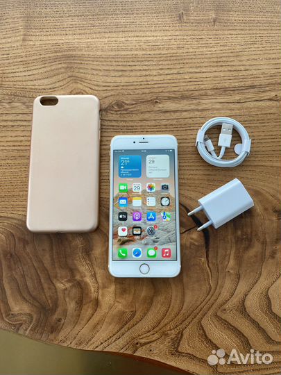 Телефон iPhone 6s plus 16gb ростест gold