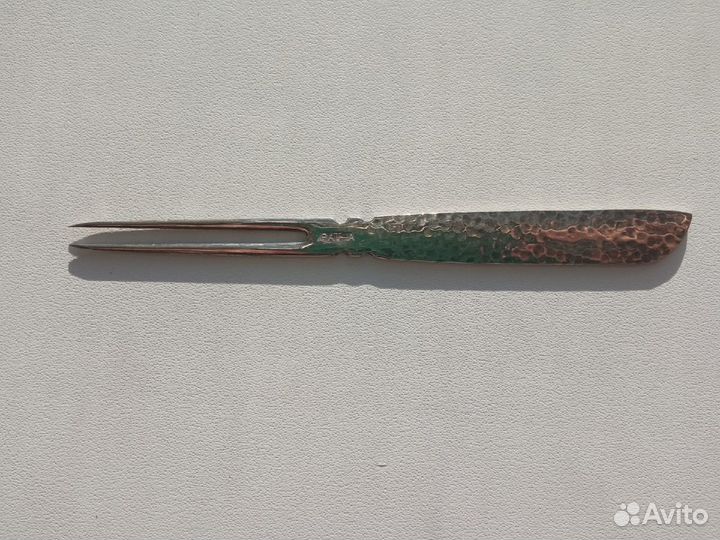 Винтажная вилка для мяса