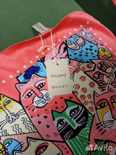 Платок женский шелковый