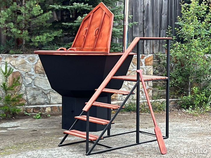 Банный чан из металла