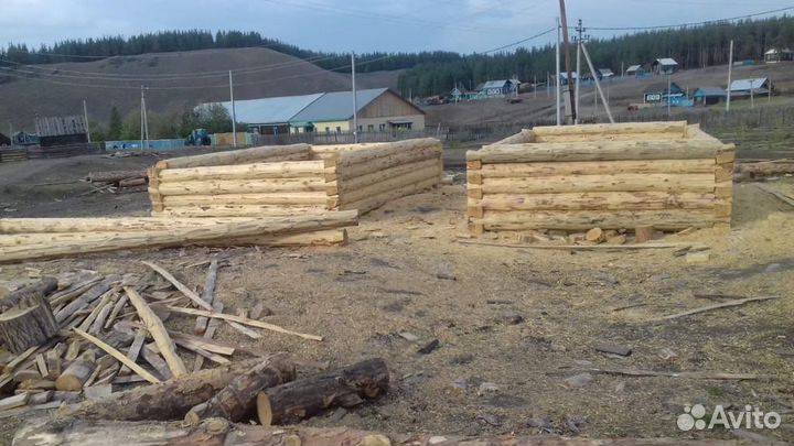 Сруб для бани 3х5 вынос 2м