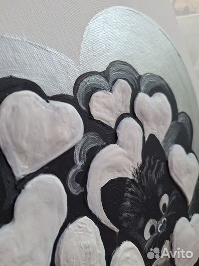 Текстурная картина, Черновичок, 25х25