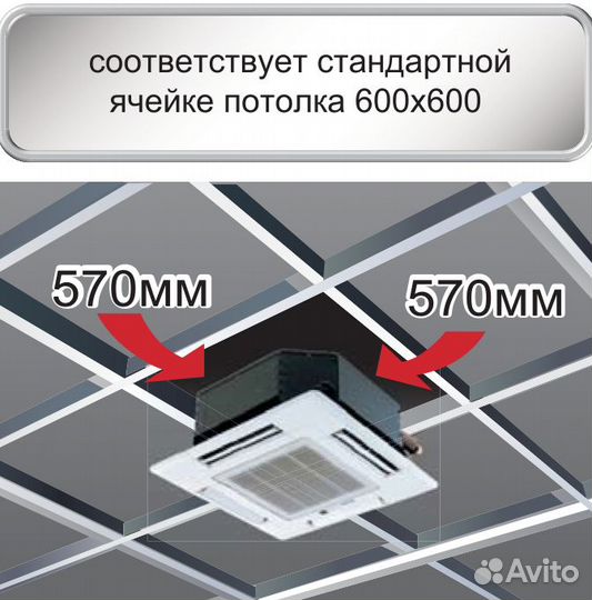 Кассетный блок Mitsubishi Electric plfy-P32VFM-E