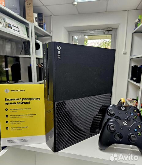 Xbox one 2 геймпада+500 игр+fc 24, nhl 24