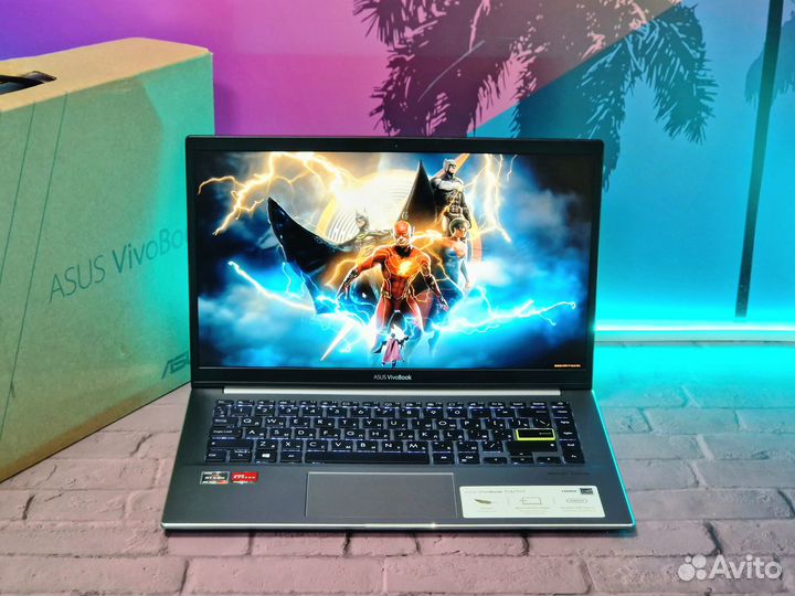 Ноутбук Asus Vivobook Ryzen 7 SSD IPS FullHD 14