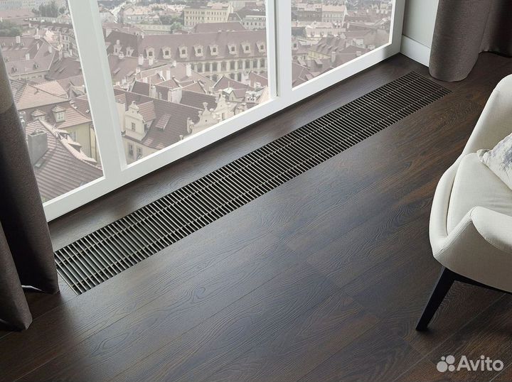 Конвектор внутрипольный водяной