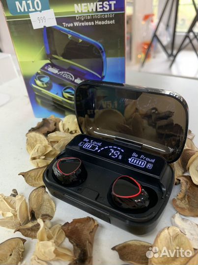 Беспроводные наушники M10 (новае, гарантия)