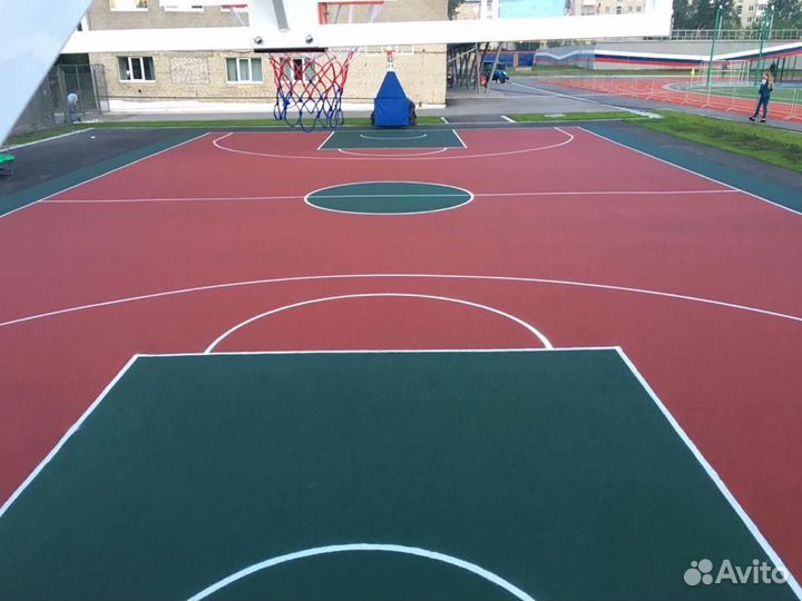 Покрытие из резиновой крошки