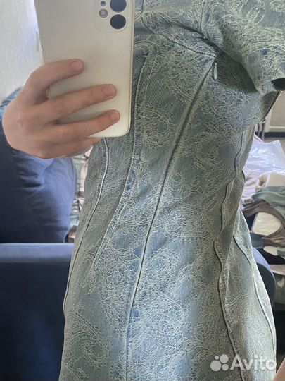 Новое джинсовое платье