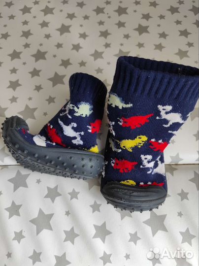 Носки тапочки с резиновой подошвой