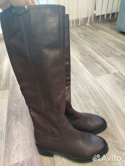 Сапоги женские натуральная кожа 35 размер