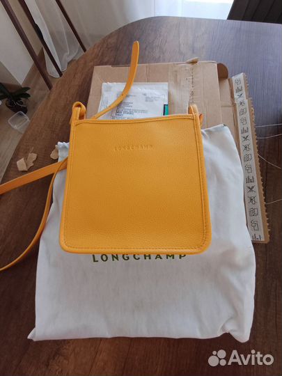 Сумка longchamp кожа