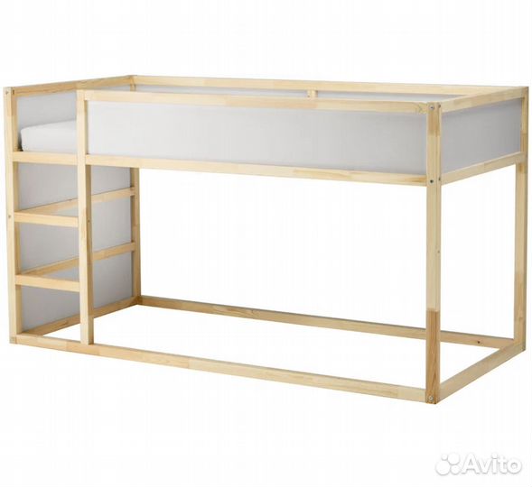 Kura кюра двусторонняя кровать чердак 90x200 см